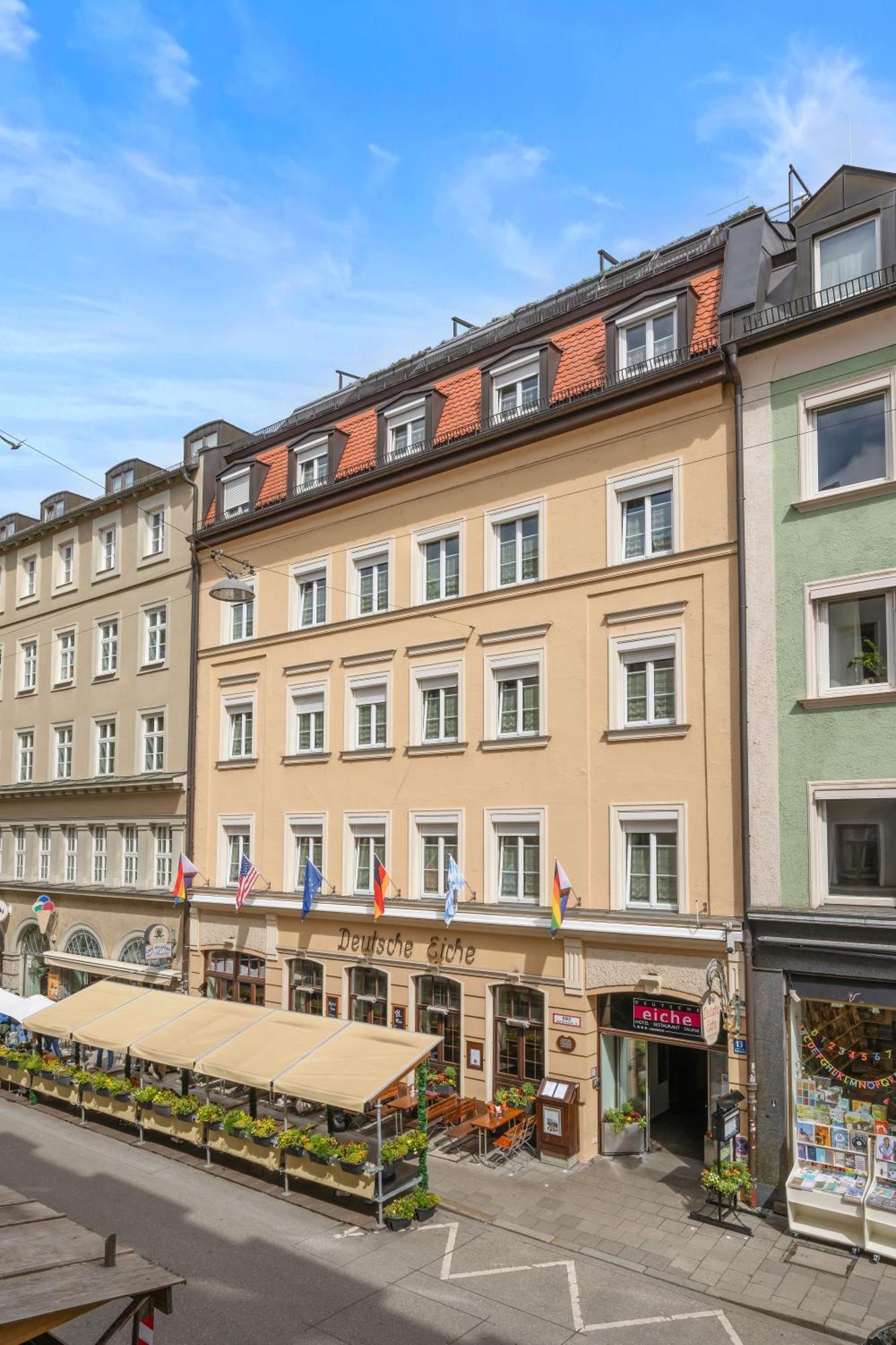 Hotel Deutsche Eiche Munchen Bagian luar foto
