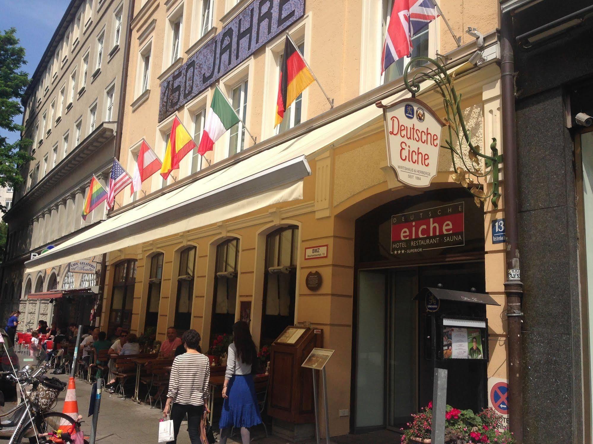 Hotel Deutsche Eiche Munchen Bagian luar foto